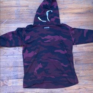 vs pink camo hoodie